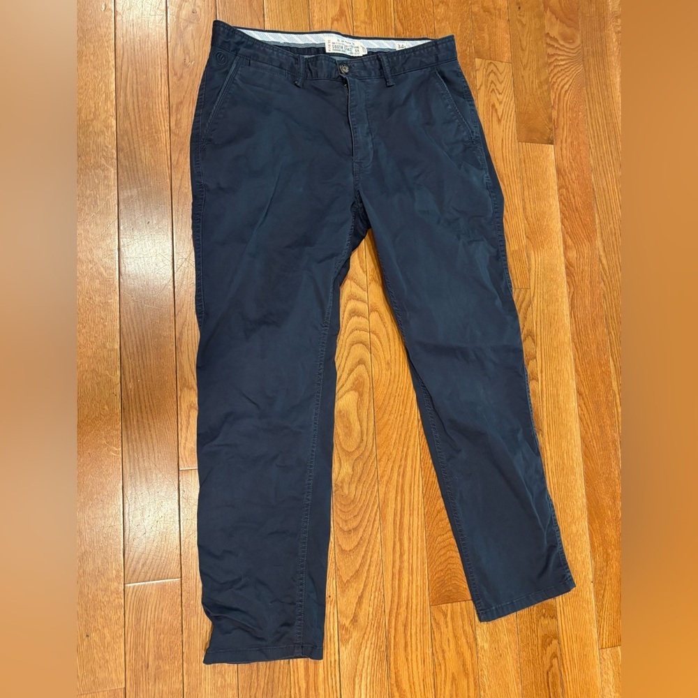 Fat Face Men's Dark Blue Chinos 34 S slim